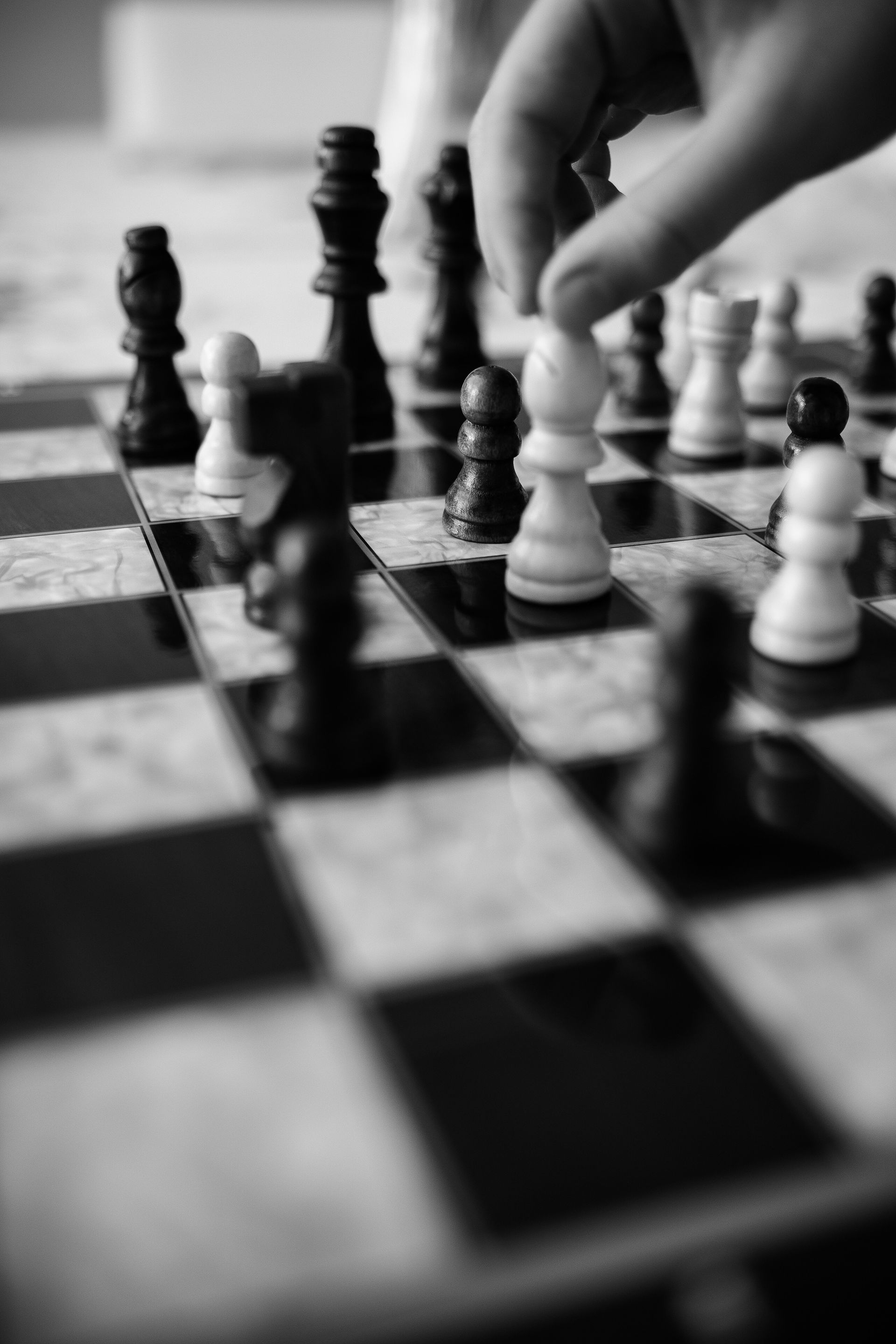 Chess academy coaching session